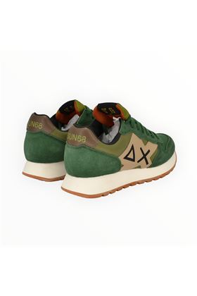camoscio e tela logo su pelle------------- SUN68 | 44114-37