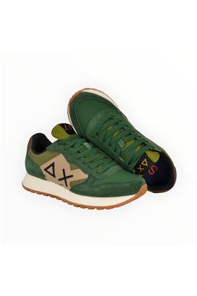 camoscio e tela logo su pelle------------- SUN68 | 44114-37