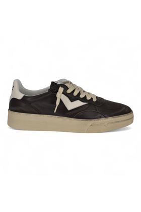Sneakers uomo in pelle colore ebano 4B12- | HYPER-U122