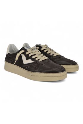 Sneakers uomo in pelle colore ebano 4B12- | HYPER-U122