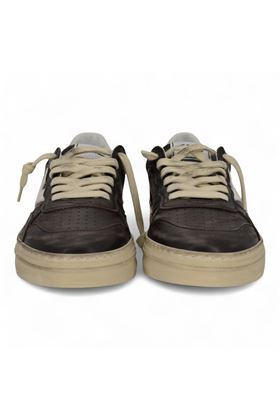Sneakers uomo in pelle colore ebano 4B12- | HYPER-U122