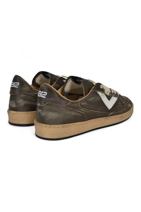 Sneakers uomo in pelle colore taupe. 4B12- | PLAYNEW-U121