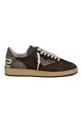 Sneakers uomo in camoscio colore testa di moro. 4B12- | PLAYNEW-U127