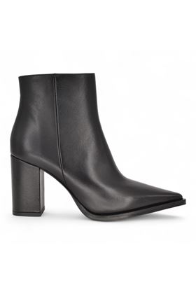 Tronchetto donna in pelle colore nero. ALBANO | 2903-NERO