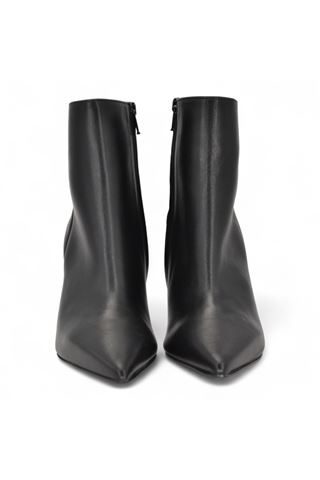 Tronchetto donna in pelle colore nero. ALBANO | 2905-NERO