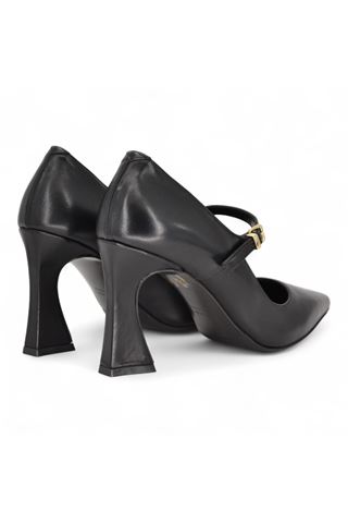 Decoltè in pelle colore nero. ALBANO | 2927-NERO