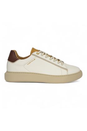 Sneaker uomo in pelle colore bianco. AMBITIOUS | 11677D-BIANCO