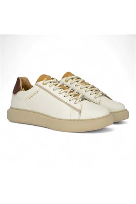 Sneaker uomo in pelle colore bianco. AMBITIOUS | 11677D-BIANCO