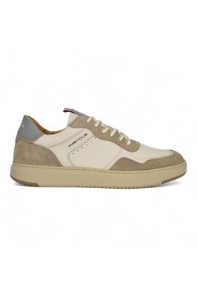 Sneaker uomo in pelle colore ghiaccio. AMBITIOUS | 14095-BIANCO