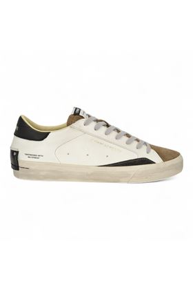 Sneakers uomo in pelle colore bianco. CRIME | 11072-10