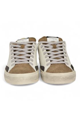 Sneakers uomo in pelle colore bianco. CRIME | 11072-10