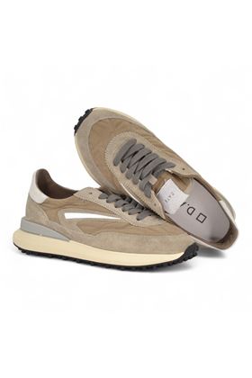 Sneaker uomo in camoscio colore beige. DATE | M431ATTC-TATA