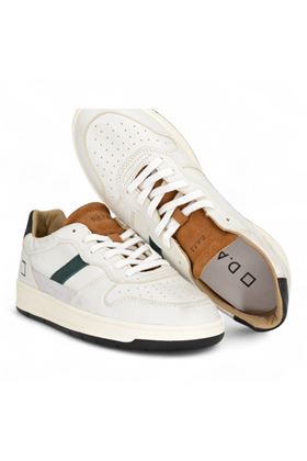Sneaker uomo in pelle colore bianco. DATE | M431C2VN-WIWI