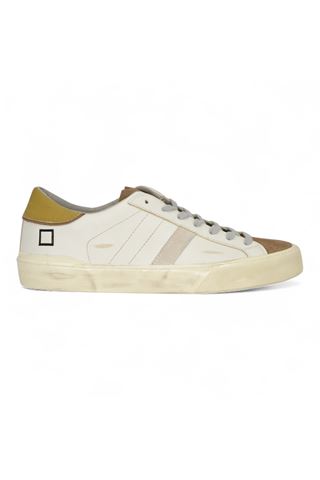 Sneaker uomo in pelle colore bianco. DATE | M431HLSC-WUWU