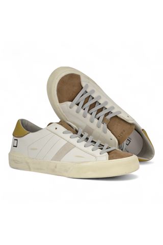 Sneaker uomo in pelle colore bianco. DATE | M431HLSC-WUWU
