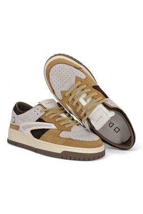 Sneaker uomo in camoscio colore marrone. DATE | M431TOPO-WNWN
