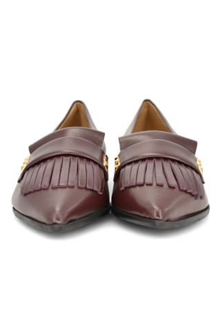 Mocassino donna in pelle colore nero. DETAIL | Y9220-BORDÒ