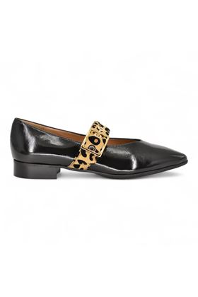 Ballerina in pelle colore nero. DETAIL | Y9221-NERO