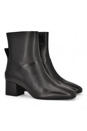 Troncchetto donna in pelle colore nero. JVAM | 40016-NERO