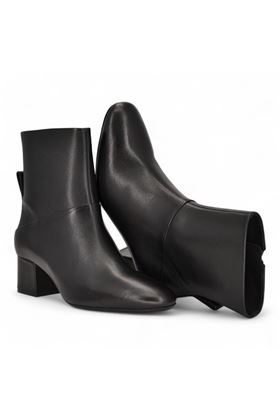 Troncchetto donna in pelle colore nero. JVAM | 40016-NERO