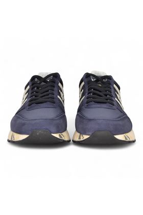 Sneakers uomo in camoscio e nylon colore blu notte. PREMIATA | LANDER-7702