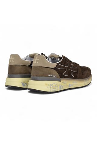 Sneakers uomo in camoscio colore testa di moro. PREMIATA | MICK-7898