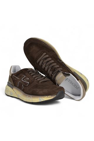Sneakers uomo in camoscio colore testa di moro. PREMIATA | MICK-7898