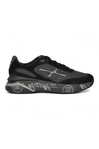 Sneakers uomo in camoscio e enylon colore nero. PREMIATA | MOERUN-6445