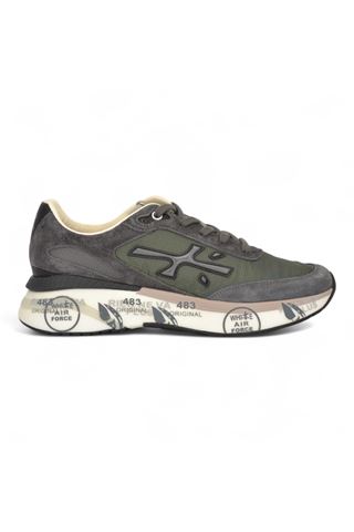 Sneakers uomo in camoscio e enylon colore militare. PREMIATA | MOERUN-7106