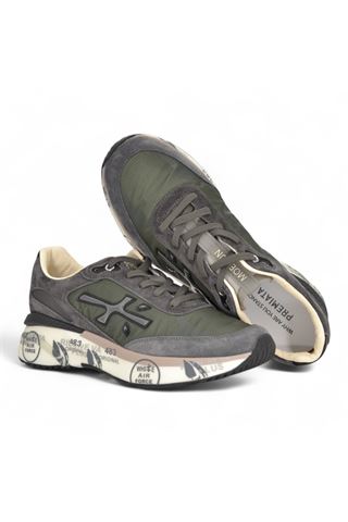 Sneakers uomo in camoscio e enylon colore militare. PREMIATA | MOERUN-7106