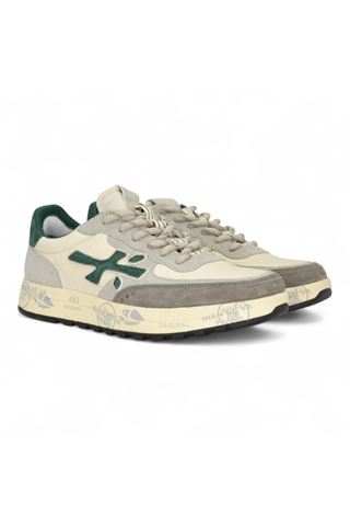 Sneakers uomo in pelle colore panna. PREMIATA | NOUS-7727