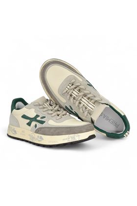 Sneakers uomo in pelle colore panna. PREMIATA | NOUS-7727