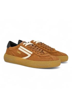 Sneaker uomo in camoscio colore cuoio. PURAAI | PU101V-014
