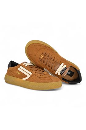 Sneaker uomo in camoscio colore cuoio. PURAAI | PU101V-014