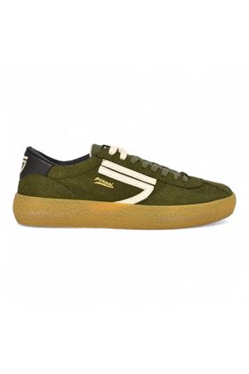 Sneaker uomo in camoscio colore verdone. PURAAI | PU101V-034
