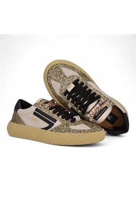 Sneaker donna in pelle colore panna. PURAAI | PU101VD-036