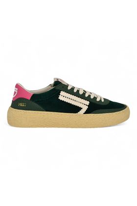 Sneaker donnain velluto colore verde. PURAAI | PU405PD-017