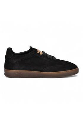 Sneaker uomo in camoscio colore nero. SOLDINI | AKIRA-NERO