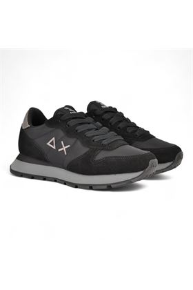 Sneaker donna in camoscio e nylon colore nero. SUN68 | 45202-1134