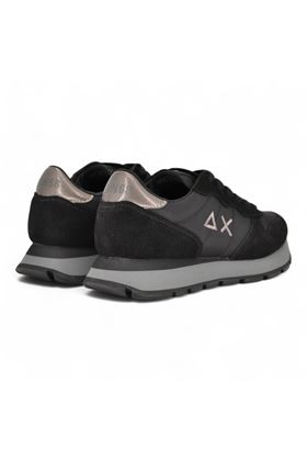 Sneaker donna in camoscio e nylon colore nero. SUN68 | 45202-1134