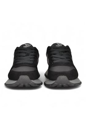 Sneaker donna in camoscio e nylon colore nero. SUN68 | 45202-1134