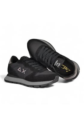 Sneaker donna in camoscio e nylon colore nero. SUN68 | 45202-1134