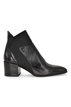Tronchetto donna in pelle colore nero. UAU | C41-NERO
