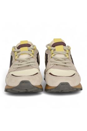 Sneaker donna in camoscio e nylon colore beige. VICTORIA | 1156112-BEIGE