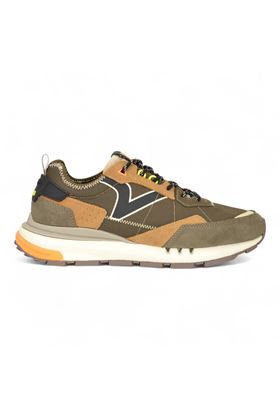 Sneaker uomo in tessuto e camoscio colore marrone. VICTORIA | 8811104-MARRONE